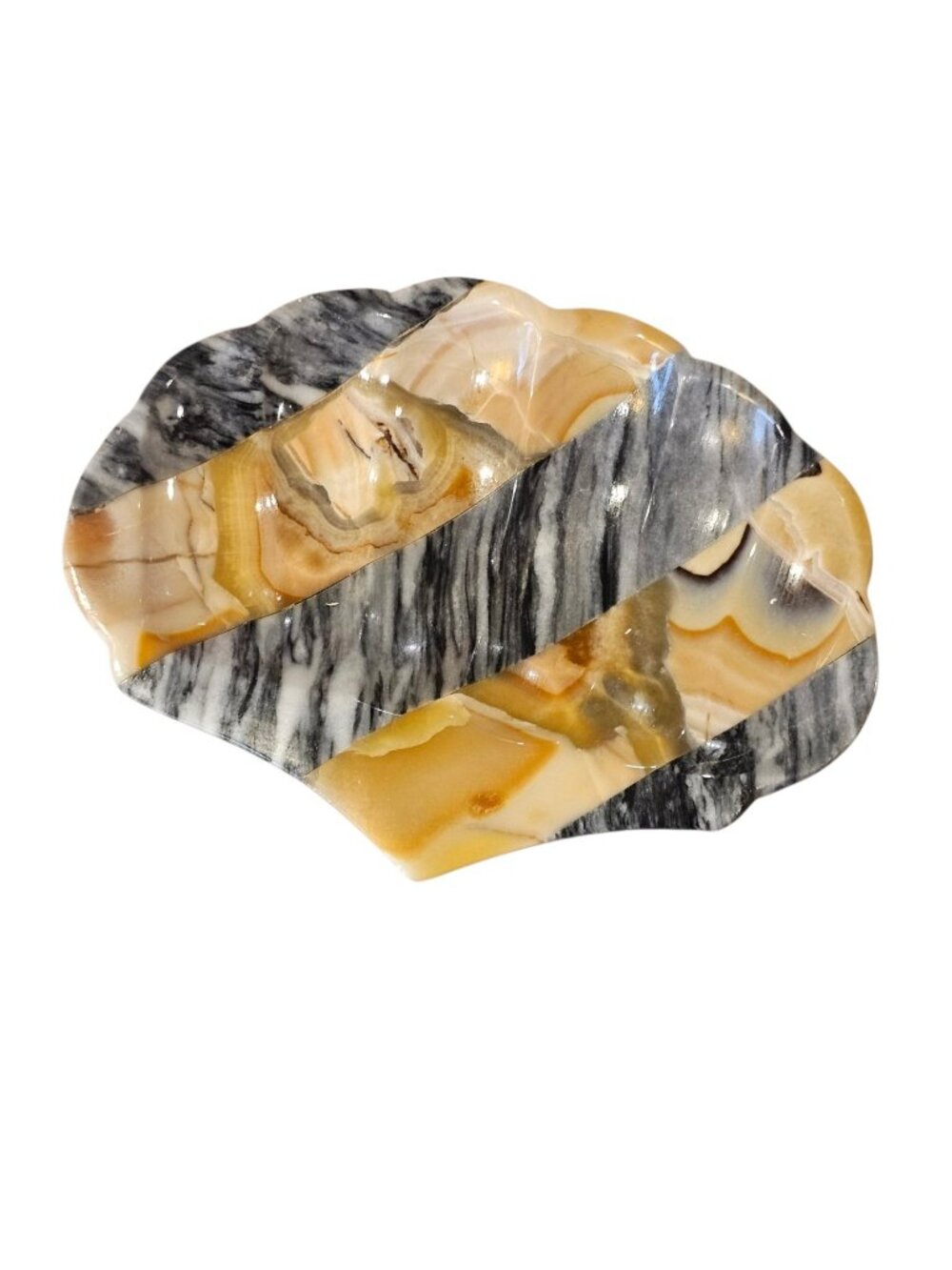 Zebra Onyx Soap Dish